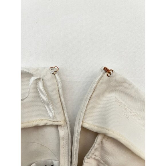 THE SCRIPT Women'ss Pants Chino White Straight Fit Size 2 - Picture 14 of 16